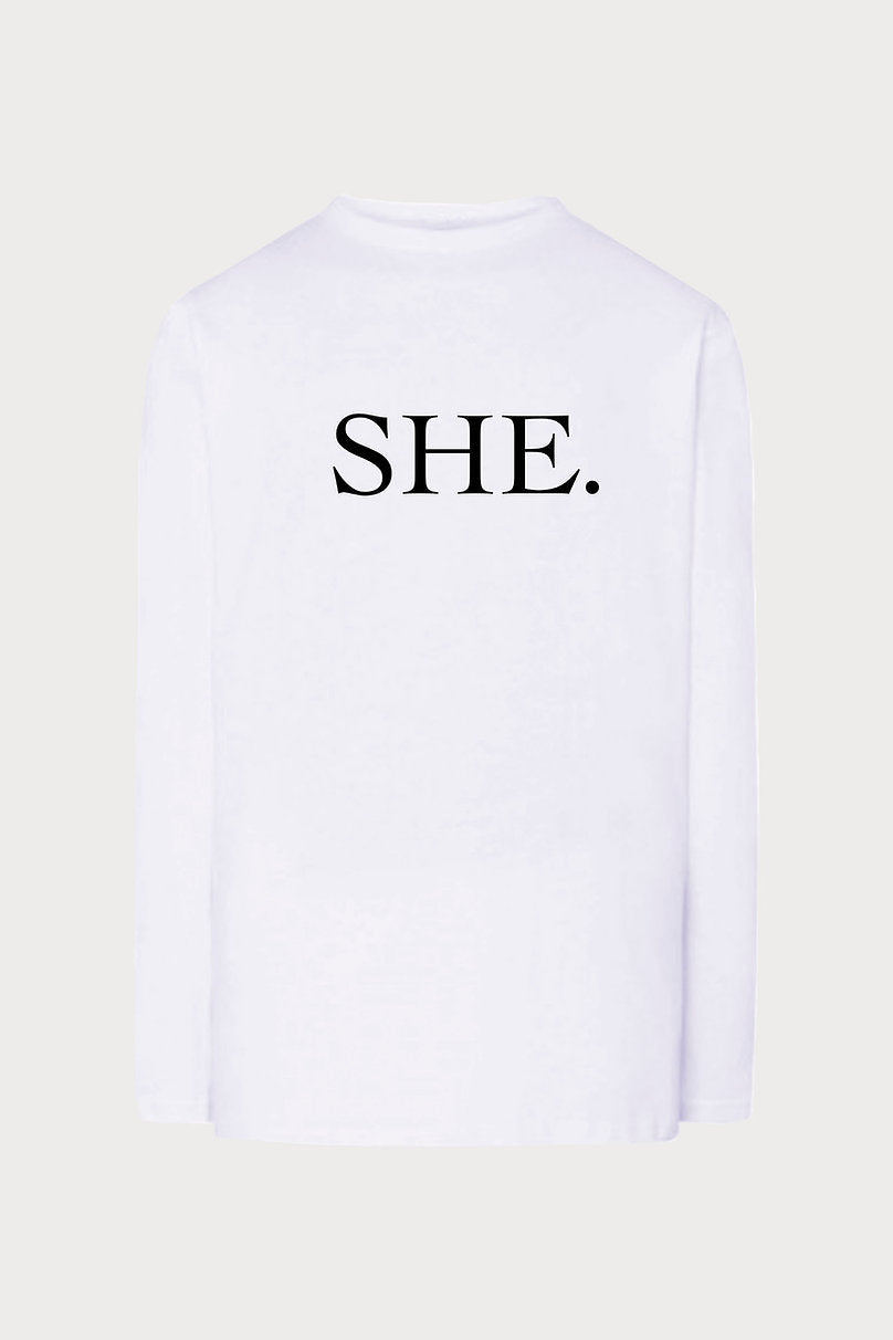 SHE. Manga Larga