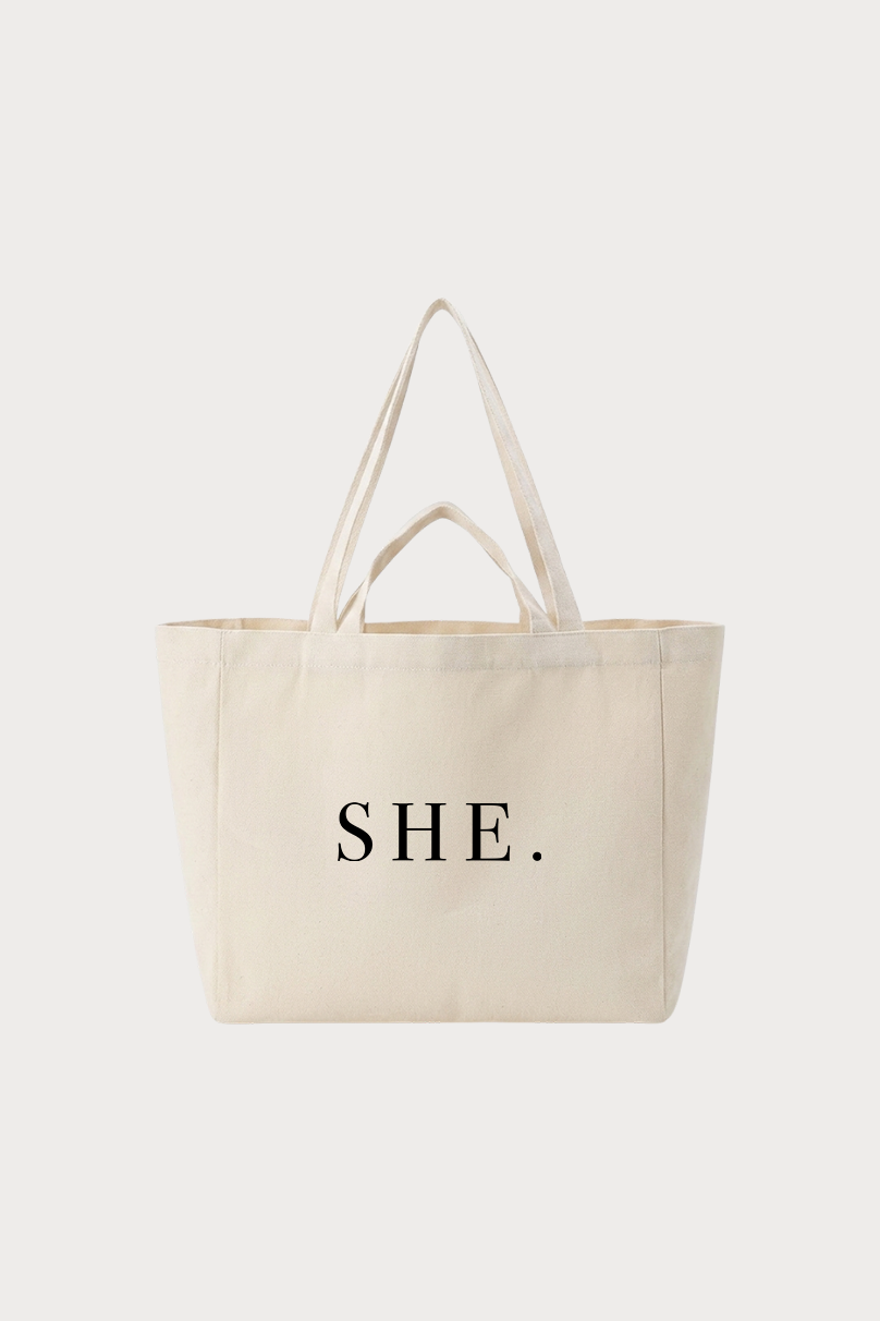 Tote Bag SHE. Doble Asa